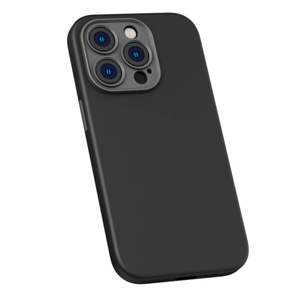 Baseus Liquid Silica Case and Tempered Glass set for iPhone 14 Pro Max (black) navod