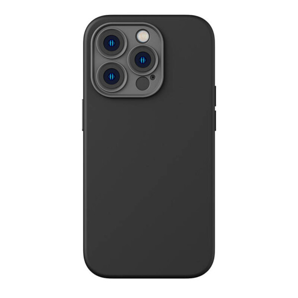 Baseus Liquid Silica Case and Tempered Glass set for iPhone 14 Pro Max (black)