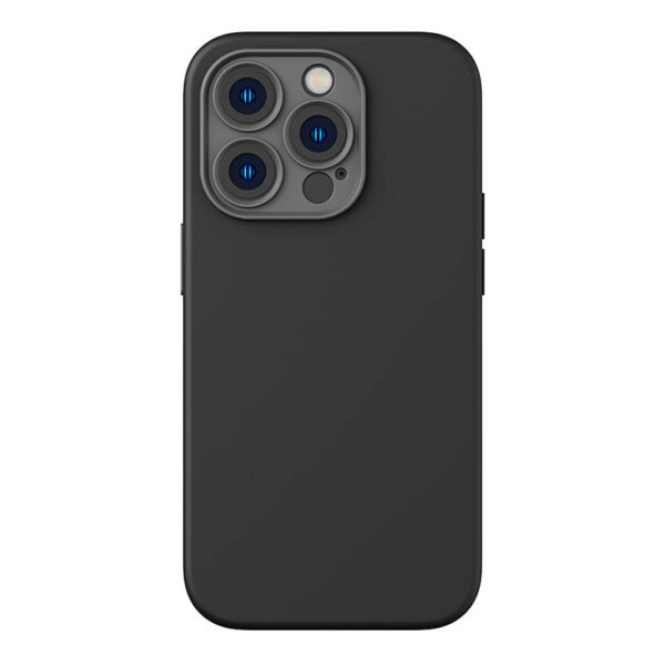 Baseus Liquid Silica Case and Tempered Glass set for iPhone 14 Pro (black)
