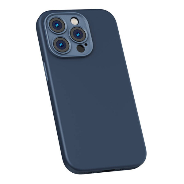 Baseus Liquid Silica Case and Tempered Glass set for iPhone 14 Pro (blue) navod