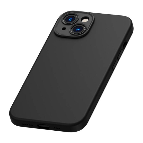 Baseus Liquid Silica Case and Tempered Glass set for iPhone 14 (black) distributor