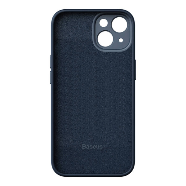 Baseus Liquid Silica Case and Tempered Glass set for iPhone 14 (blue) navod