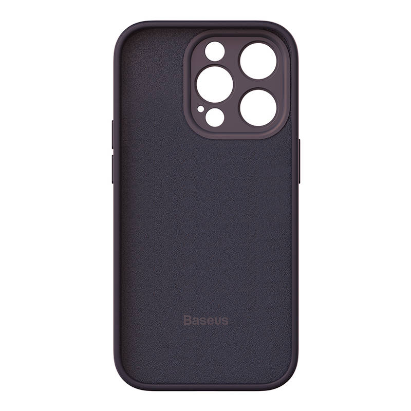 Baseus Liquid Silica Gel Case for iPhone 14 Pro Max (Elderberry)+ tempered glass + cleaning kit cena