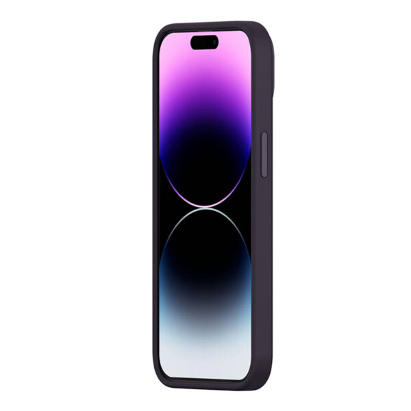 Baseus Liquid Silica Gel Case for iPhone 14 Pro Max (Elderberry)+ tempered glass + cleaning kit distributor