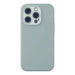 Baseus Liquid Silica Gel Case for iPhone 14 Pro (Succulent)+ tempered glass + cleaning kit