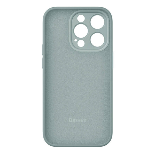 Baseus Liquid Silica Gel Case for iPhone 14 Pro (Succulent)+ tempered glass + cleaning kit navod