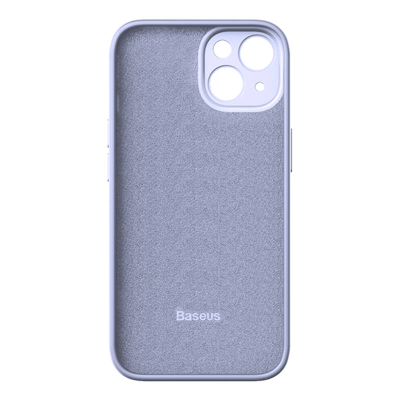 Baseus Liquid Silica Gel Case for iPhone 14 (lavender)+ tempered glass + cleaning kit cena