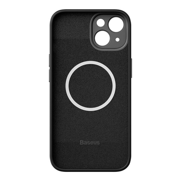 Baseus Liquid Silica Magnetic Case and Tempered Glass set for iPhone 14 Plus (black) navod