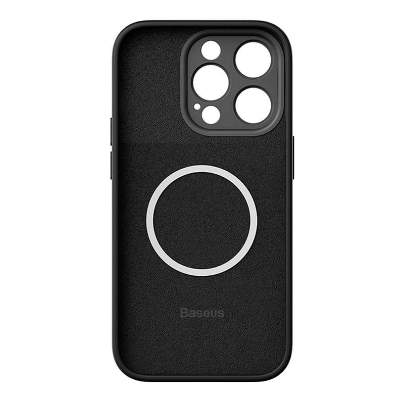 Baseus Liquid Silica Magnetic Case and Tempered Glass set for iPhone 14 Pro Max (black) navod