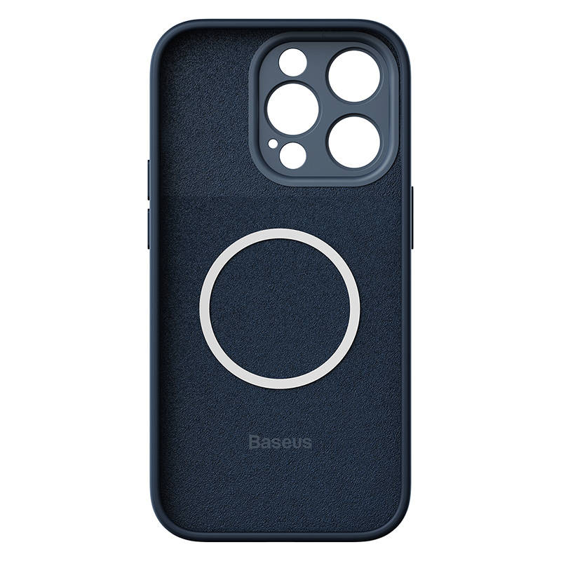 Baseus Liquid Silica Magnetic Case and Tempered Glass set for iPhone 14 Pro Max (blue) cena