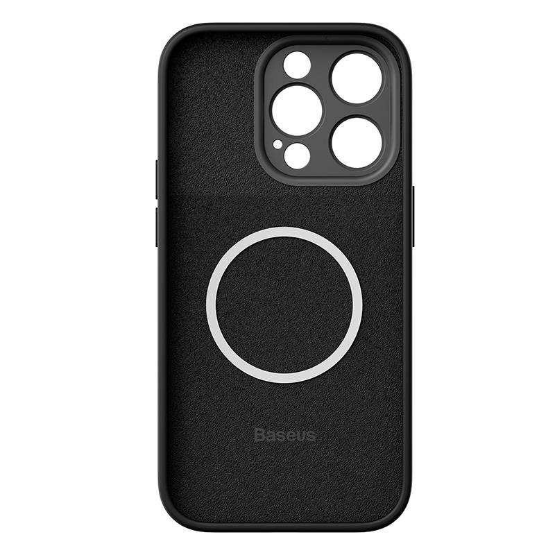 Baseus Liquid Silica Magnetic Case and Tempered Glass set for iPhone 14 Pro (black) cena