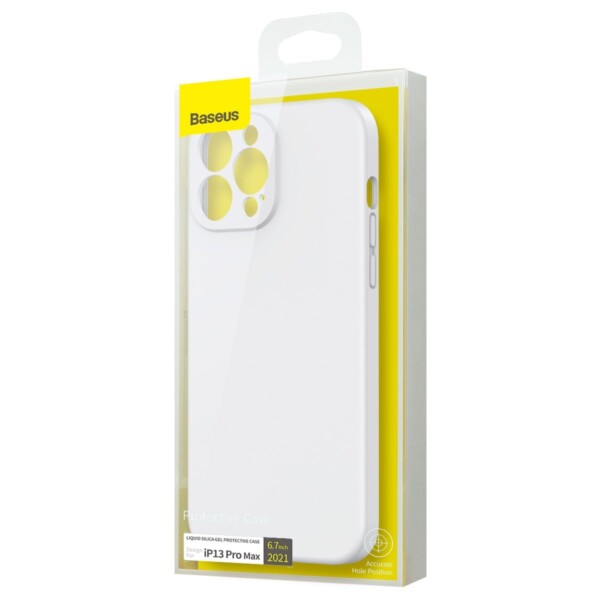 Baseus Liquid Silica for iPhone 13 Pro Max (white) distributor