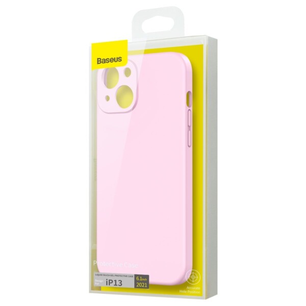 Baseus Liquid Silica for iPhone 13 (pink) navod