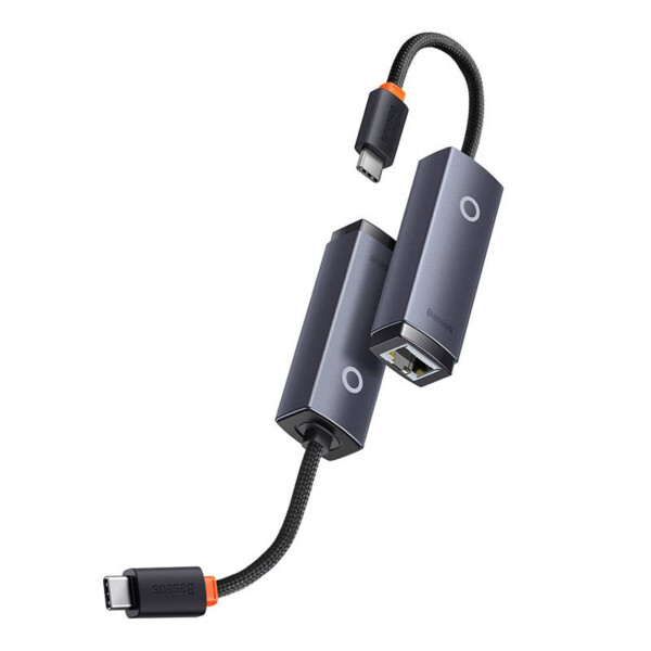 Baseus Lite Series USB-C to RJ45 network adapter (gray) cena