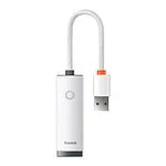 Baseus Lite Series USB to RJ45 network adapter, 100Mbps (white)