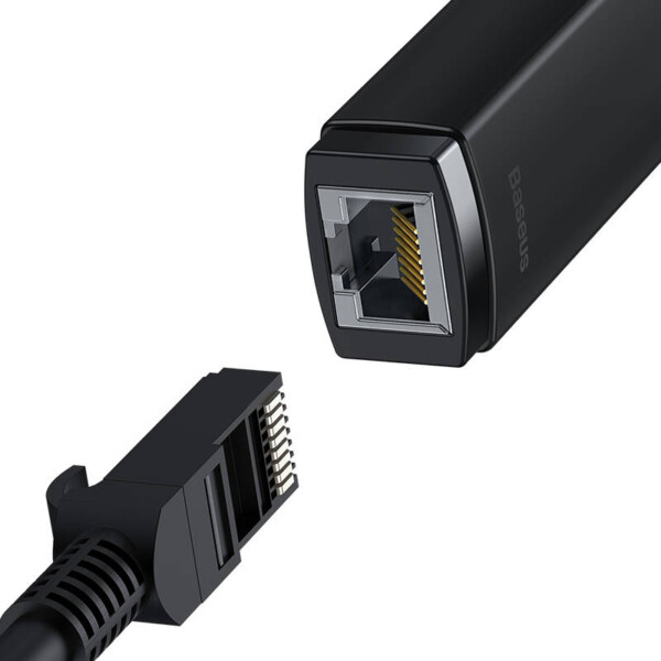 Baseus Lite Series USB to RJ45 network adapter (black) distributor