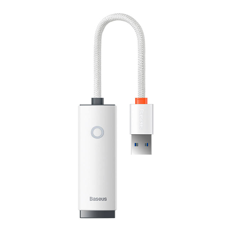Baseus Lite Series USB to RJ45 network adapter (white)