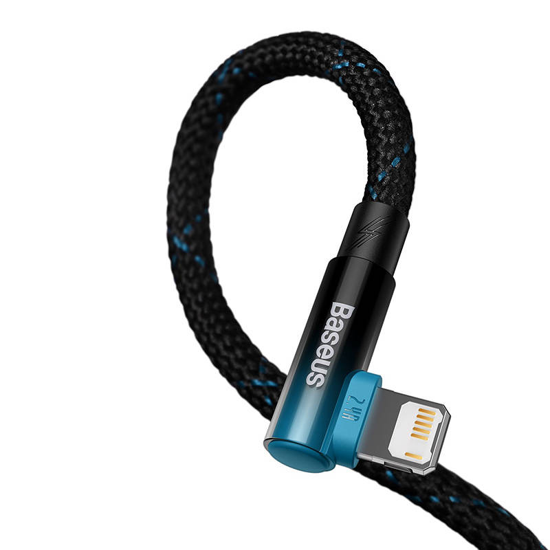 Baseus MVP 2 Lightning 2m 20W cable - (black-blue) navod