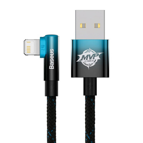 Baseus MVP 2 Lightning 2m 20W cable - (black-blue) sk