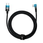 Baseus MVP2 USB-C to USB-C Cable, 100W, 2m (Black / blue)