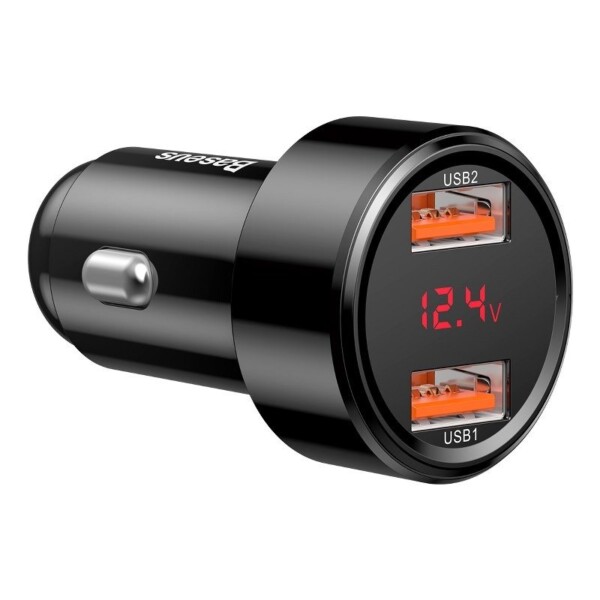 Baseus Magic Car Charger 2x USB QC 3.0 45W (Black) cena