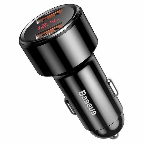Baseus Magic Car Charger 2x USB QC 3.0 45W (Black) distributor