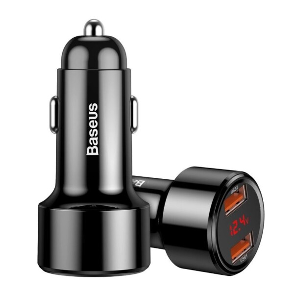 Baseus Magic Car Charger 2x USB QC 3.0 45W (Black) sk