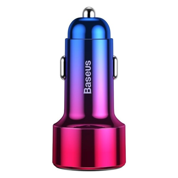 Baseus Magic Car Charger 2x USB QC 3.0 45W (Red+Blue) distributor