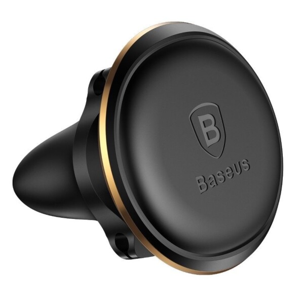Baseus Magnetic Air Vent Car Mount Holder with cable clip Gold cena