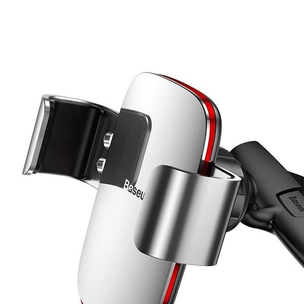 Baseus Metal Age Gravity Car Mount (CD Version) Silver distributor