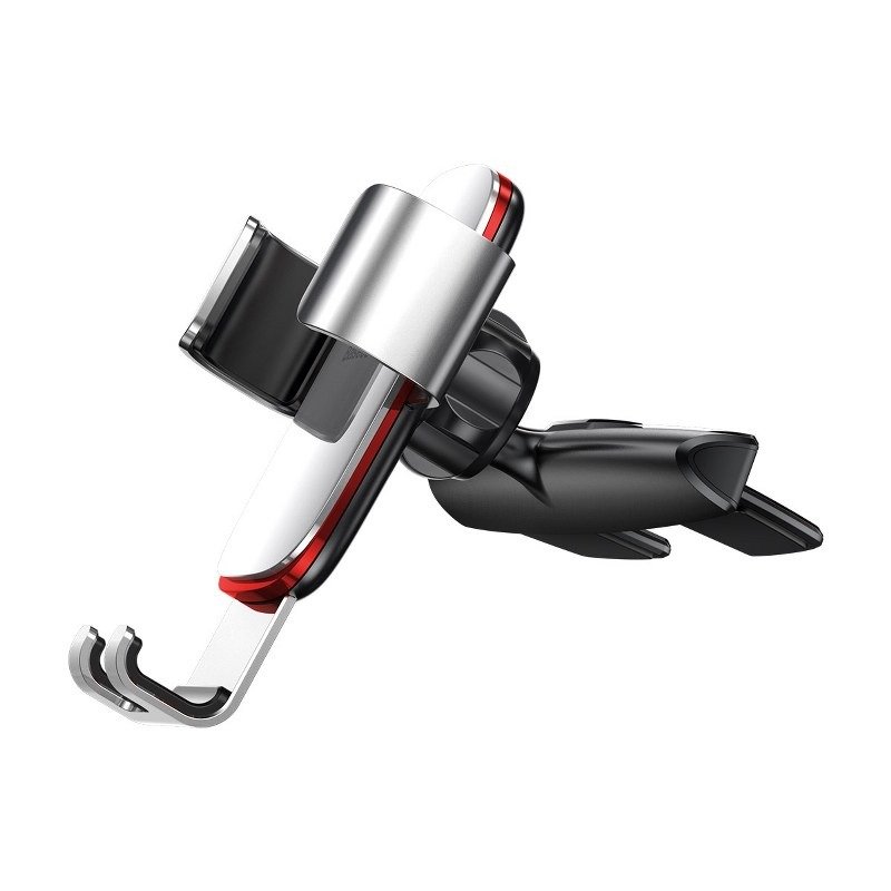 Baseus Metal Age Gravity Car Mount (CD Version) Silver sk