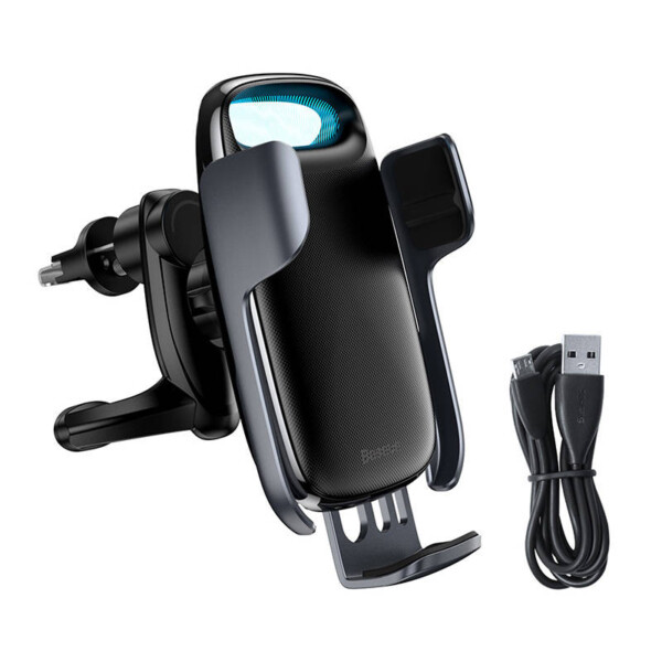 Baseus Milky Way Electric Bracket Wireless Charger (15W) Black cena