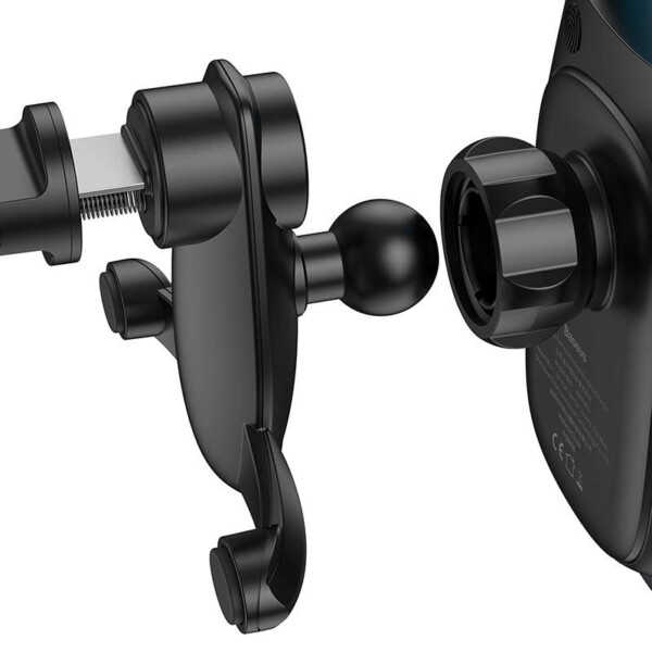 Baseus Milky Way Electric Bracket Wireless Charger (15W) Black distributor
