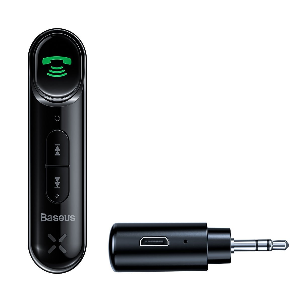 Baseus Qiyin AUX Car Bluetooth Receiver Black distributor