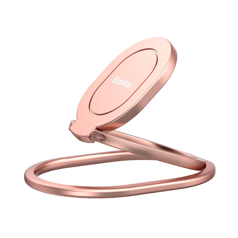 Baseus Rails Ring holder for smartphones (Rose Gold) navod