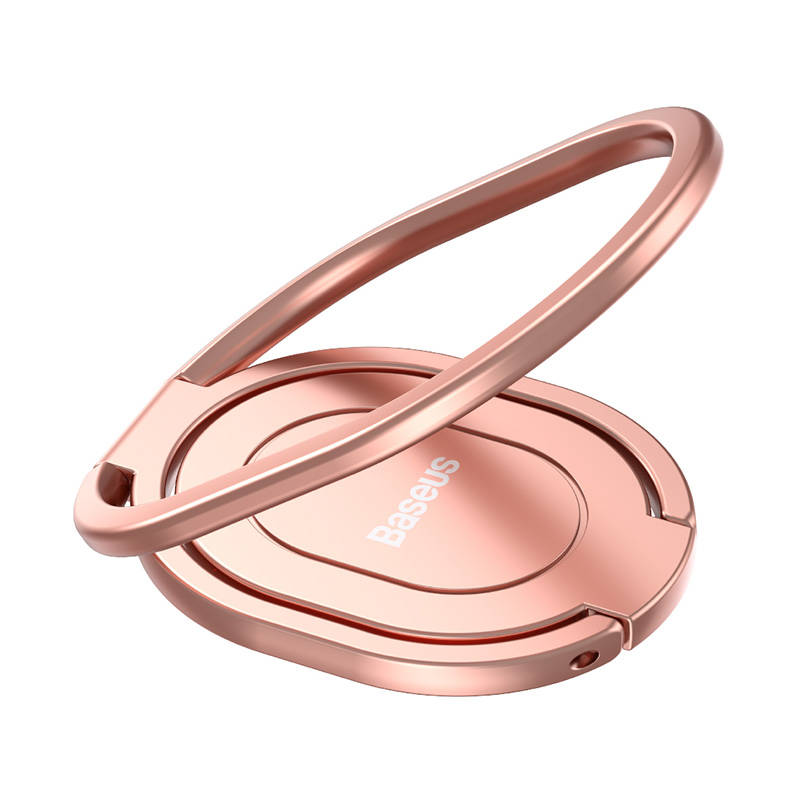 Baseus Rails Ring holder for smartphones (Rose Gold)