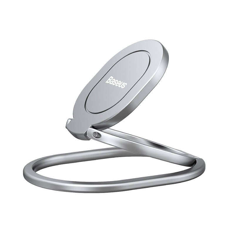 Baseus Rails Ring holder for smartphones (Silver) navod