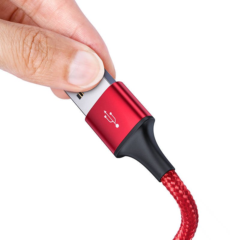 Baseus Rapid Series 3-in-1 cable USB-C For M+L+T 1.2m ( Red ) cena