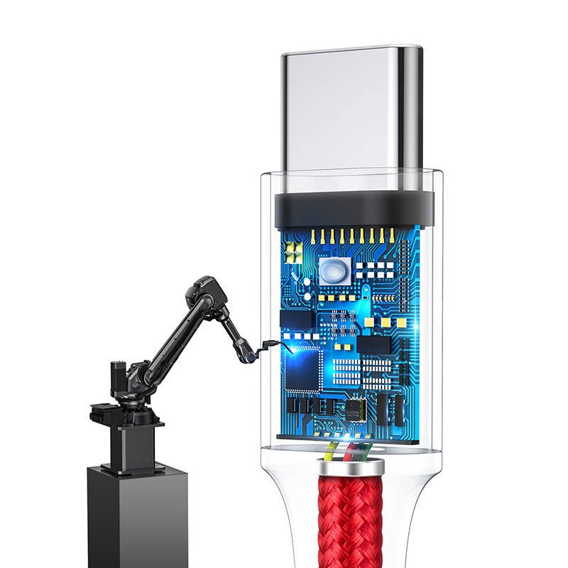 Baseus Rapid Series 3-in-1 cable USB-C For M+L+T 1.2m ( Red ) distributor