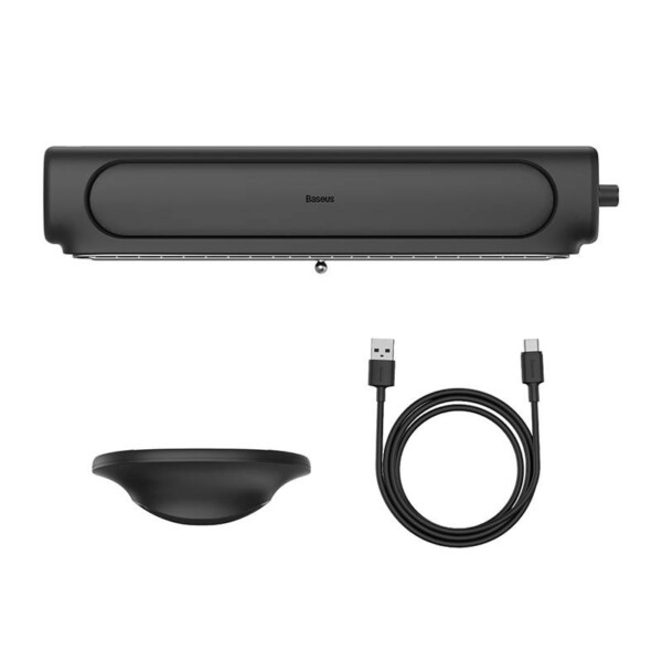 Baseus Refreshing desktop oscilating fan with monitor holder (black) cena
