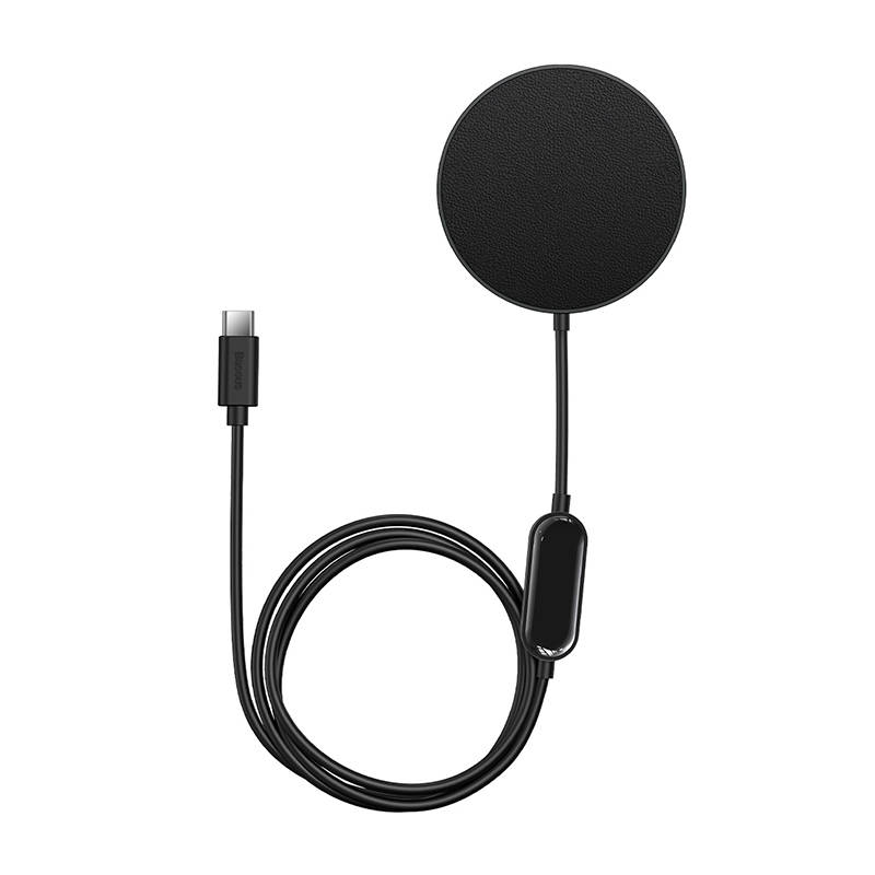 Baseus Simple Mini2 Magnetic Wireless Charger 15W (Black) cena