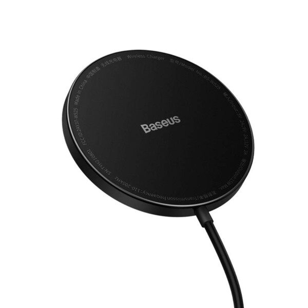 Baseus Simple Mini2 Magnetic Wireless Charger 15W (Black) distributor