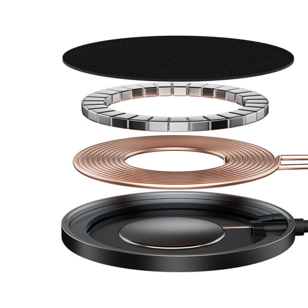 Baseus Simple Mini2 Magnetic Wireless Charger 15W (Black) sk