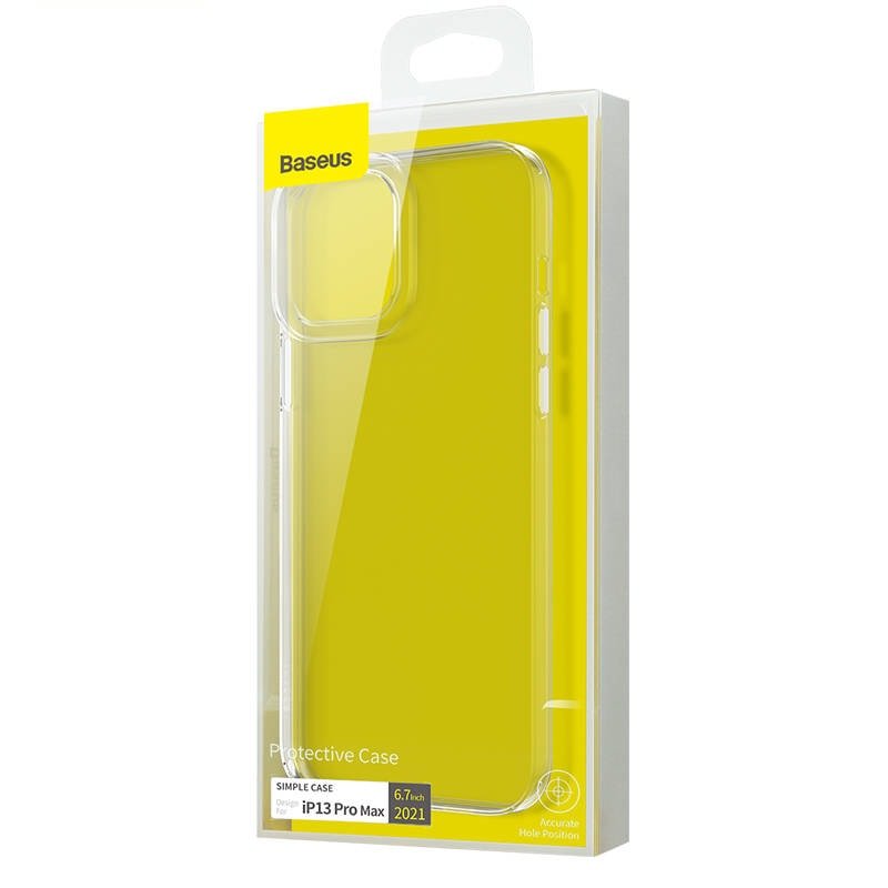 Baseus Simple Transparent Case for iPhone 13 Pro Max (white) distributor