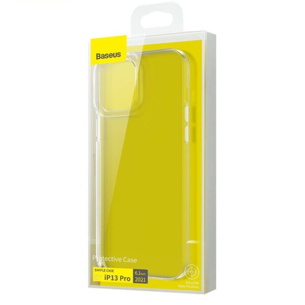 Baseus Simple Transparent Case for iPhone 13 Pro (white) distributor
