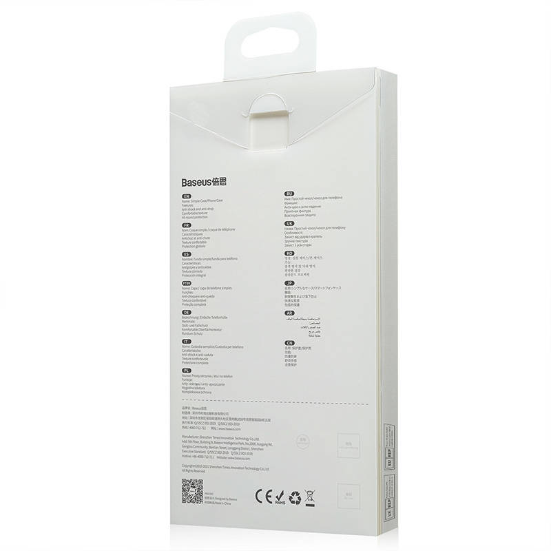 Baseus Simple Transparent Case for iPhone 13 Pro (white) sk