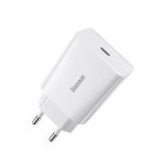 Baseus Speed Mini Quick Charger, USB-C, PD, 3A, 20W (white)