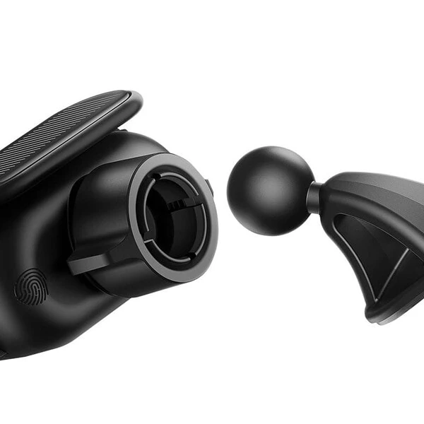 Baseus Steel Cannon Pro Solar Electric Car Phone Holder (Black) sk
