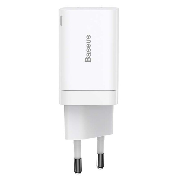 Baseus Super Si Pro Quick Charger USB + USB-C 30W (white) cena