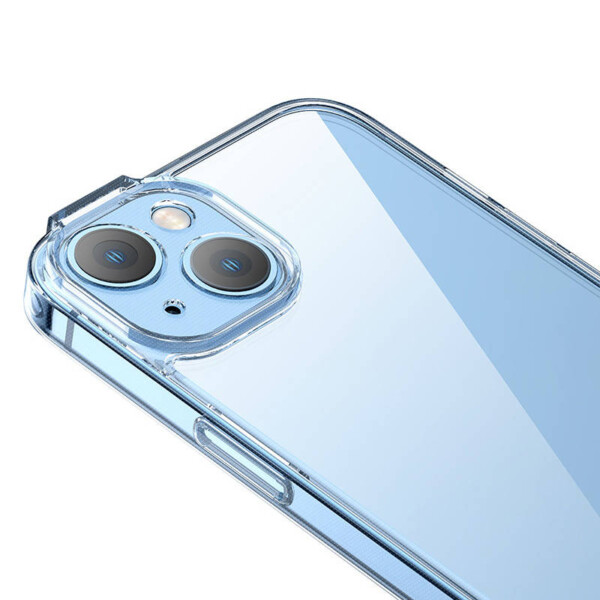 Baseus SuperCeramic Transparent Glass Case and Tempered Glass set for iPhone 14 sk